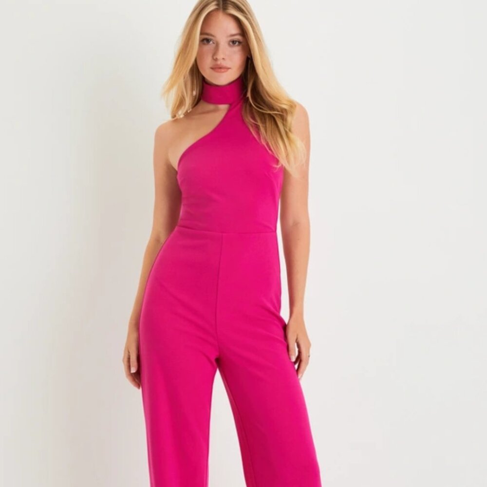 Hot pink Jumpsuit Lulu's